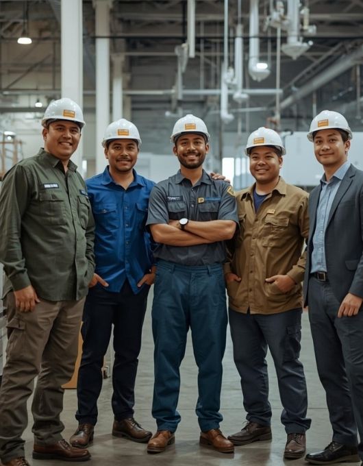 ServiQuest team and equipment